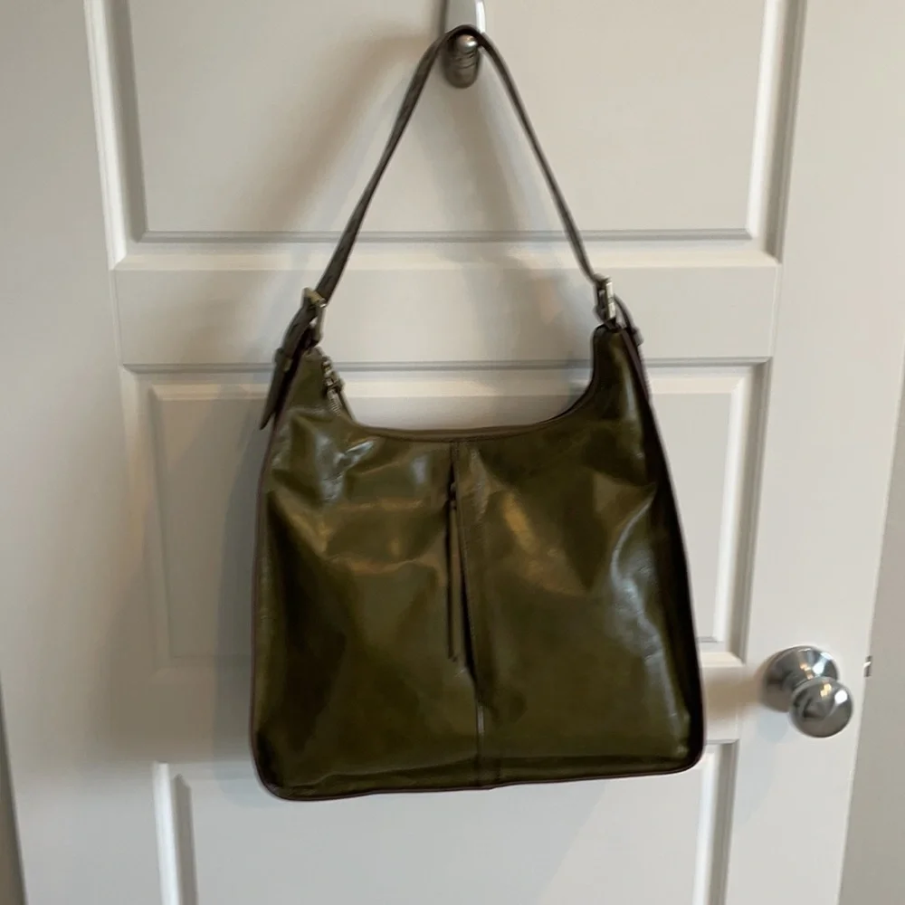 HOBO Marley Evergreen Leather Shoulder Bag